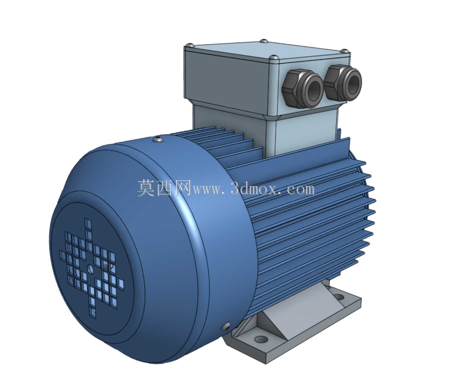 1.1kw/1.5hp 4 极 1400RPM 19mm 轴三相电动机减速 80 机架