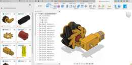 Fusion 360 Mecanum���֡�Omni����