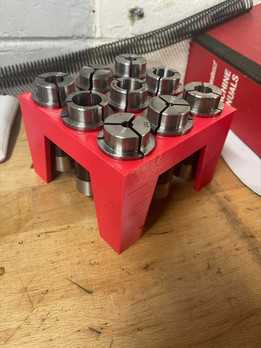 3D��ӡ-TF25 Collet�洢���̣�SR20 SWISS COLLETS��