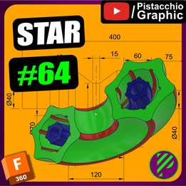 #64星|Fusion 360|Pistacchio Graphic