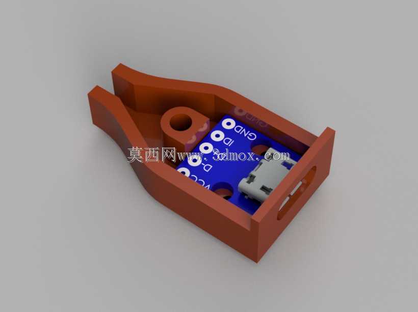 MicroUSB钉板外壳