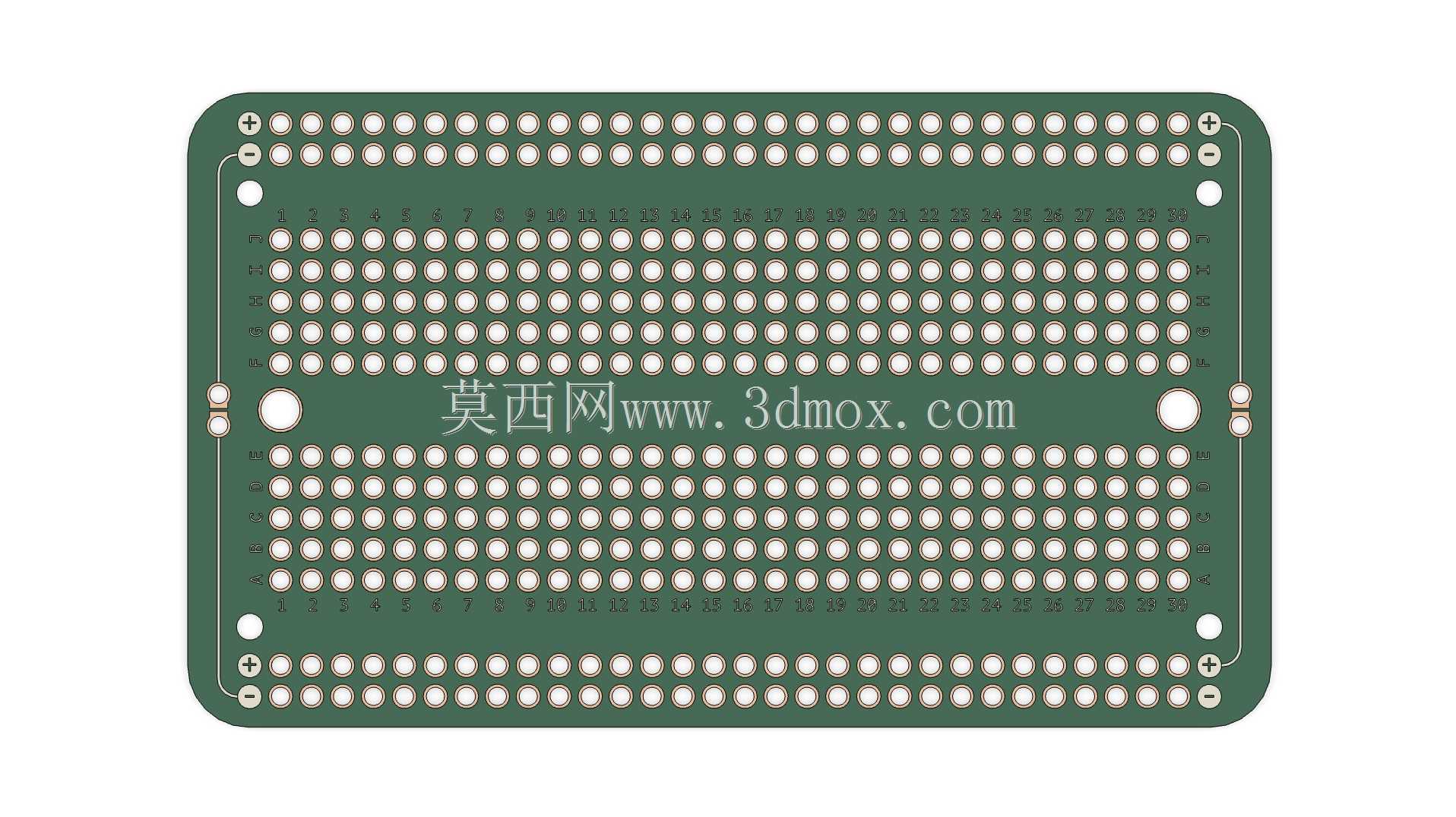 1/2尺寸可焊接原型板