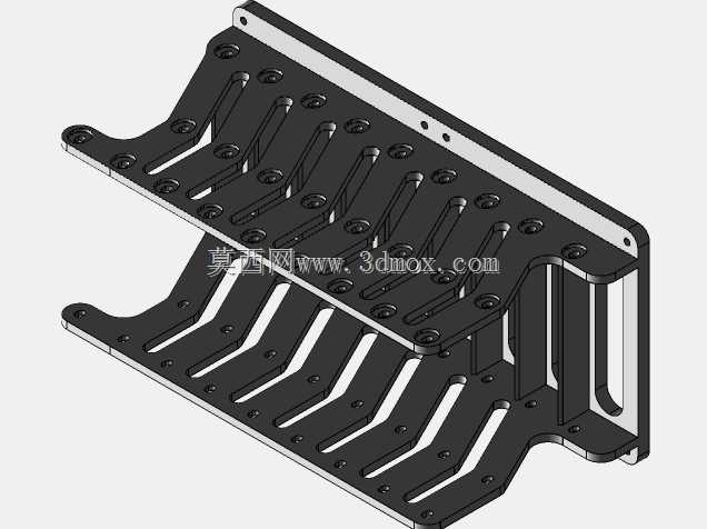 适用于NAS的3.5“HDD固定框架双140mm风扇安装(9个插槽)