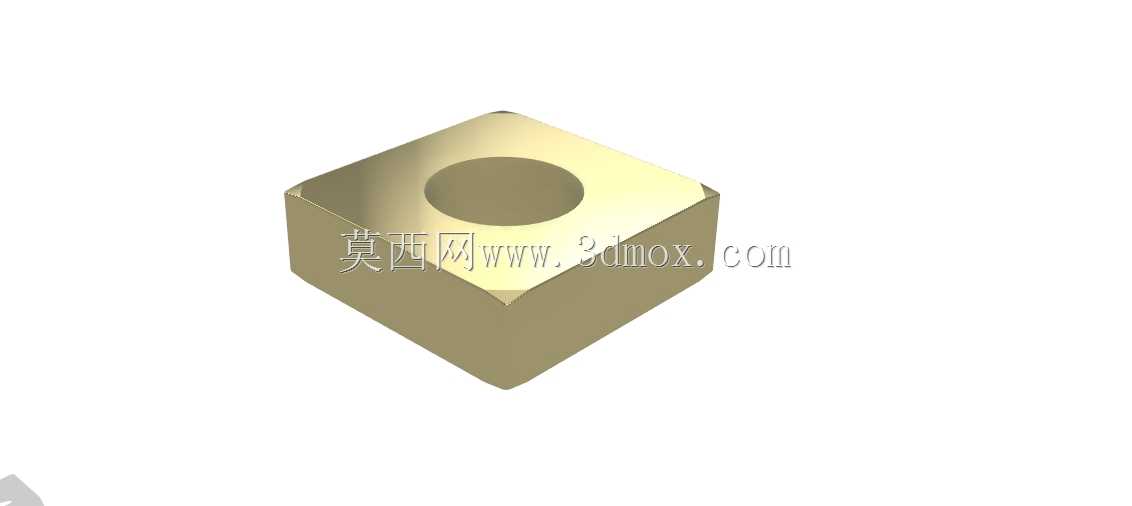 M4 x 0.7 mm方形螺母