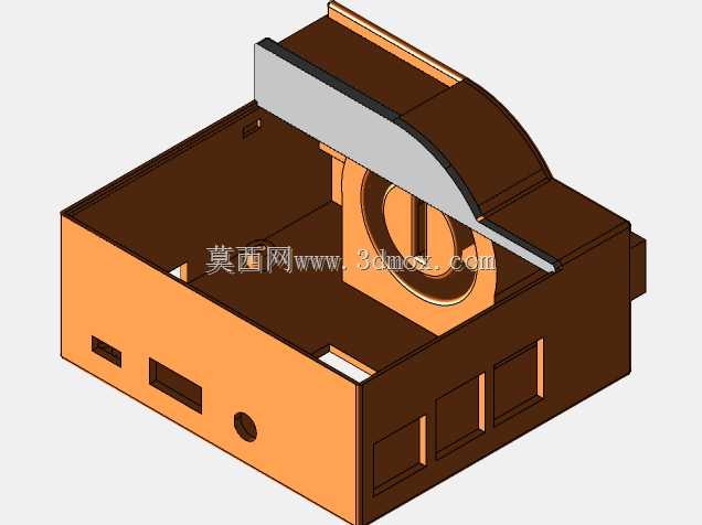 Prusa I3 MK3树莓手机壳,带床上摄像头