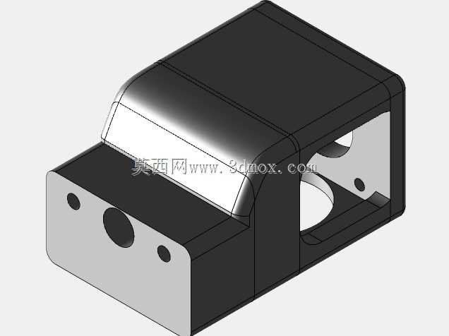 样本!适用于NEMA 23步进电机的小型磨机Y轴支架