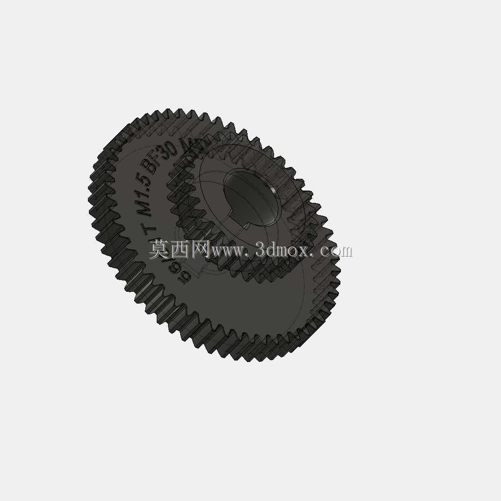 用于PM-30 MVL BF30和类似台式轧机56/31 T 1.5模块的双正齿轮