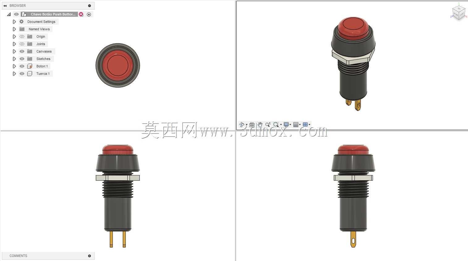 Chave Bot?o按钮PBS-11A 250VAC 3A 2T