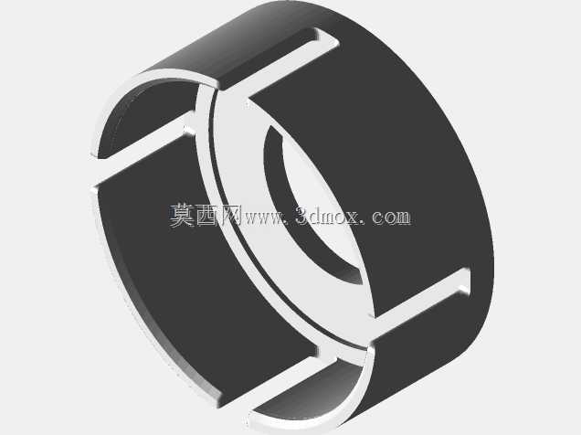滚珠轴承座圈保持架-带固定盖的内外卡夹