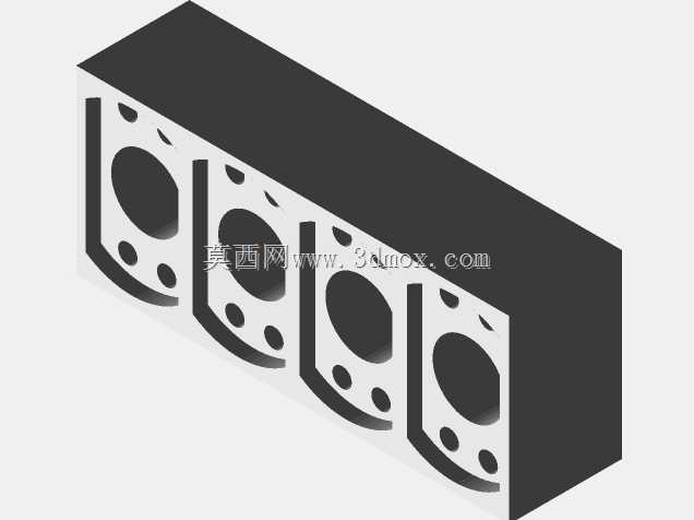 3D可打印-Star SR32J副主轴刀具存放架