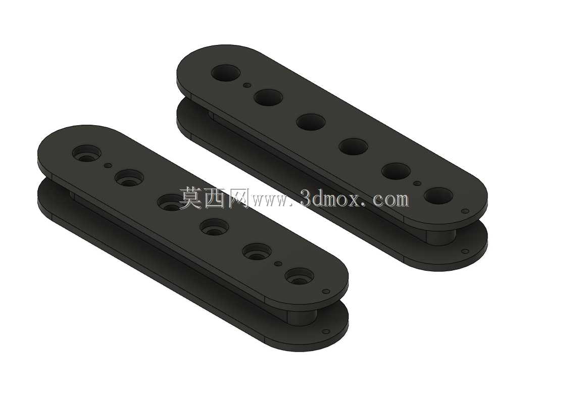 用于3D打印的参数化Humbucker Bobbins