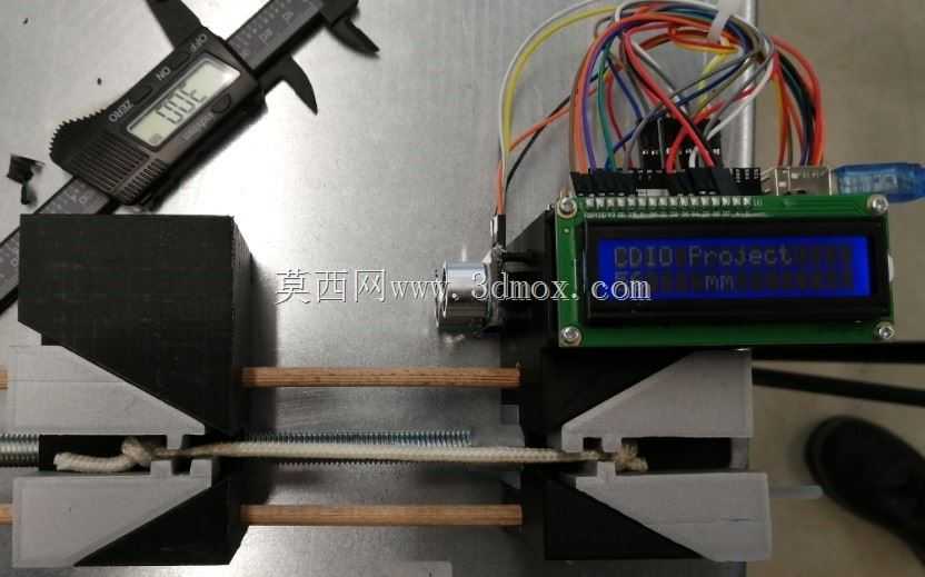 抗拉强度测试仪Arduino模型,完全3D打印