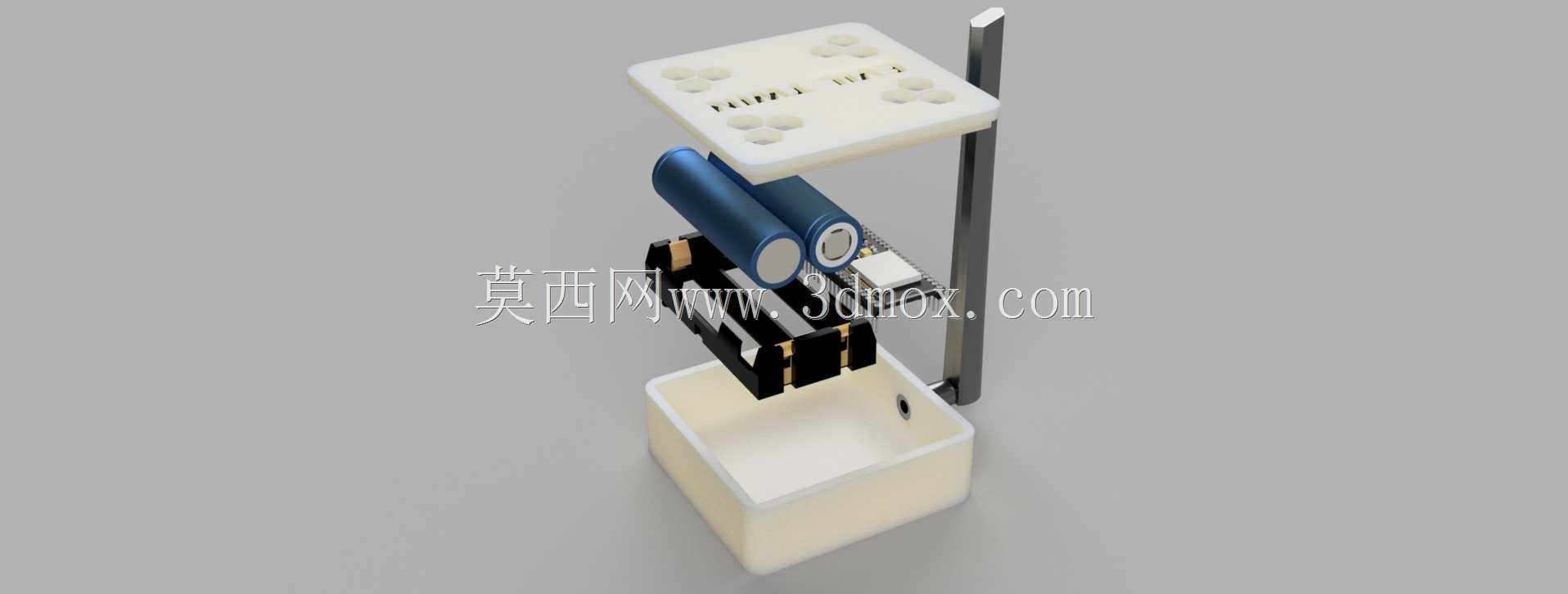 а���˫��-ESP32��18650��ء�3D��ӡ��