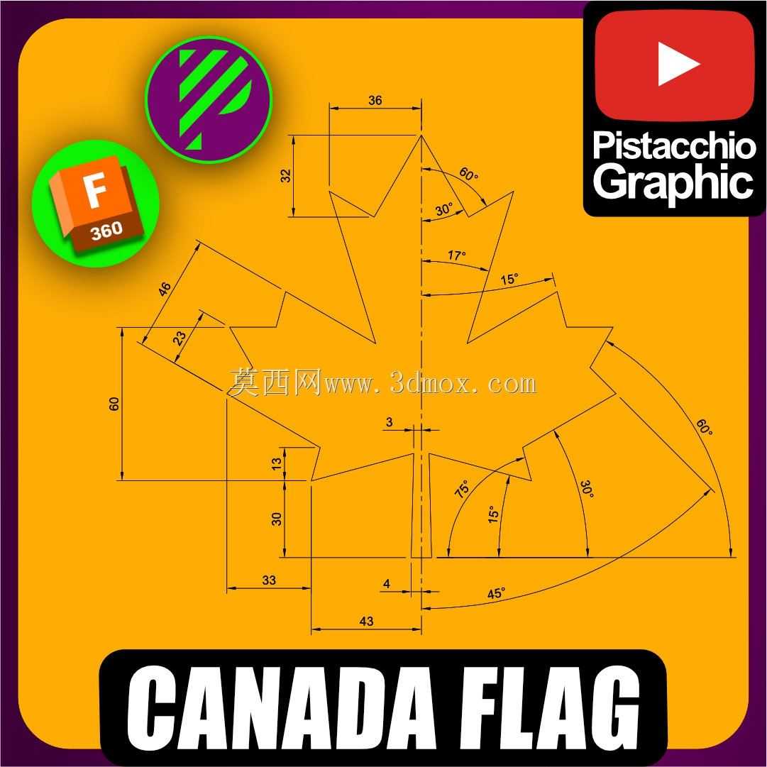 #83加拿大国旗| Fusion | Pistacchio图案
