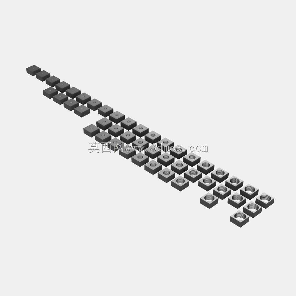 公制ISO螺纹块M2-M18