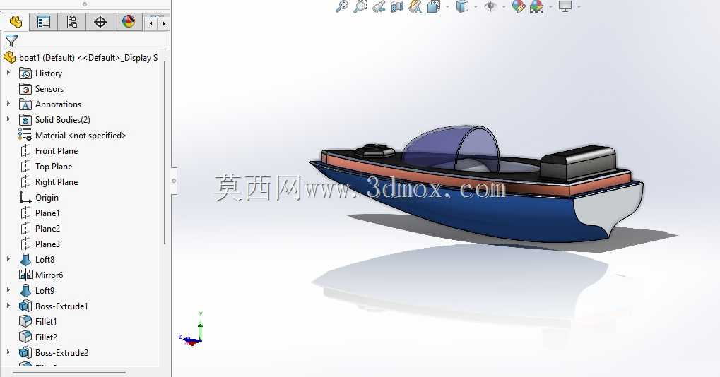 SOLIDWORKS �еĴ�ģ