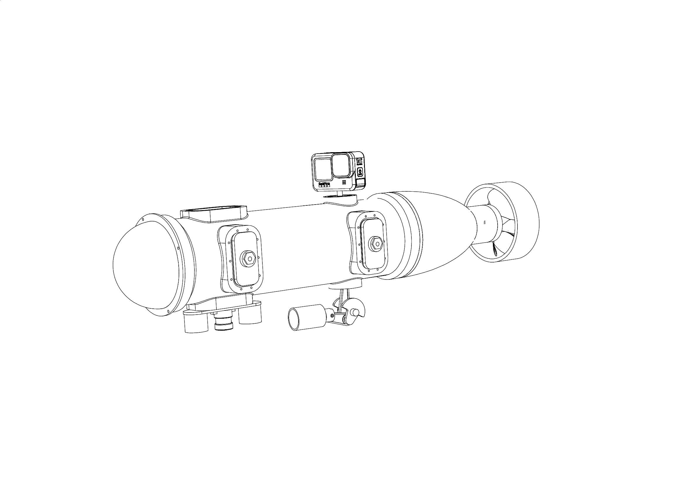 �䱸 GoPro �� ROV ģ��