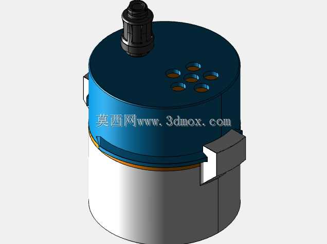 可扩展培养室防漏压入式生物反应器,3D打印,可重复使用,模块化设计,带密封气体控制