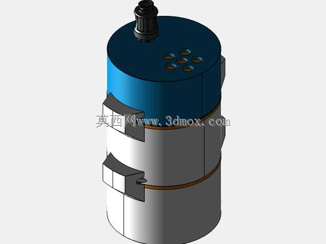 可扩展培养室防漏压入式生物反应器,3D打印,可重复使用,模块化设计,带密封气体控制
