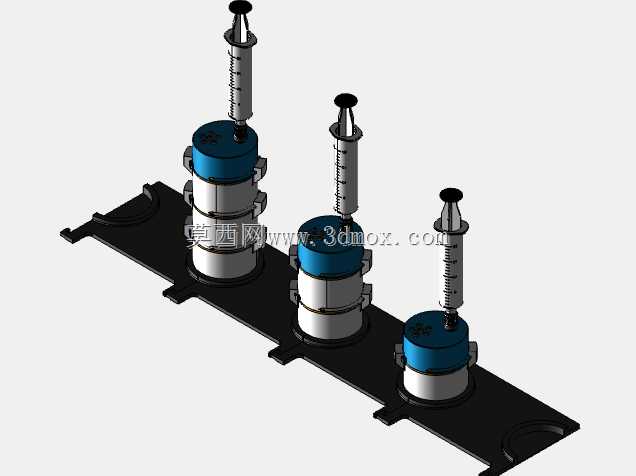 可扩展培养室防漏压入式生物反应器,3D打印,可重复使用,模块化设计,带密封气体控制