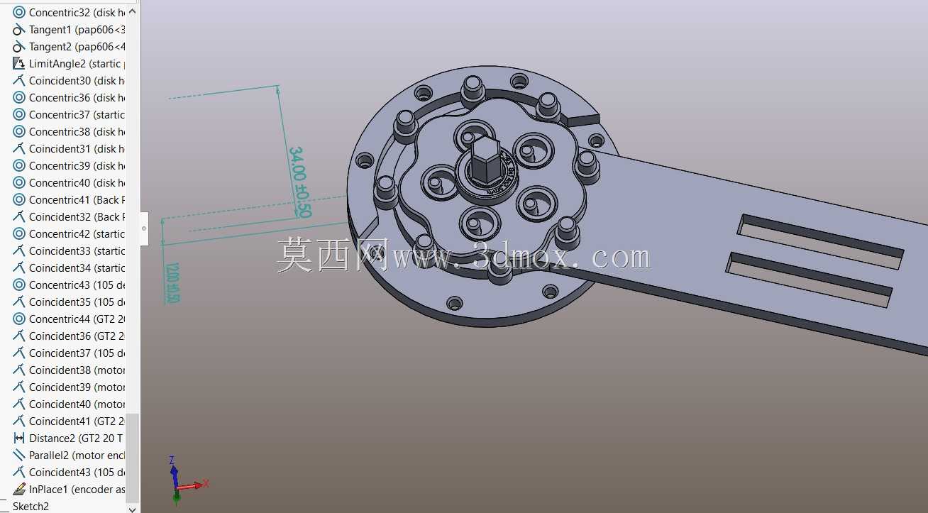 辅助膝关节外骨骼,用于步态支撑