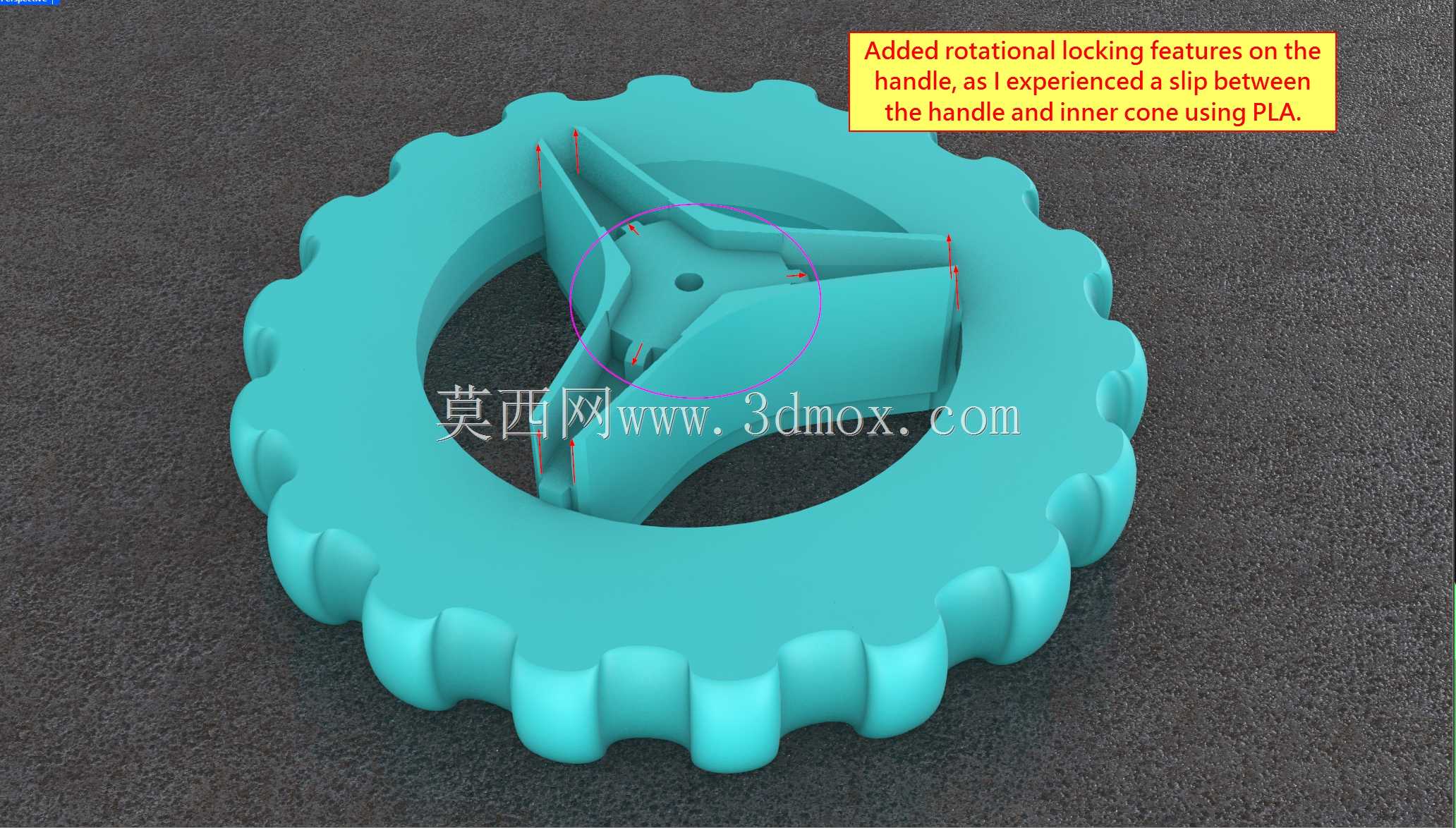 草药台风 - 3D打印旋风式粉碎杂草研磨器