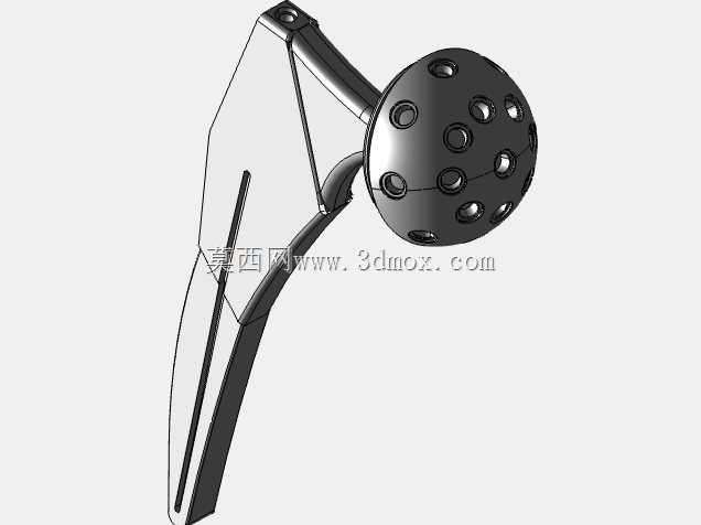 人体髋关节假体——全尺寸、高保真3D模型