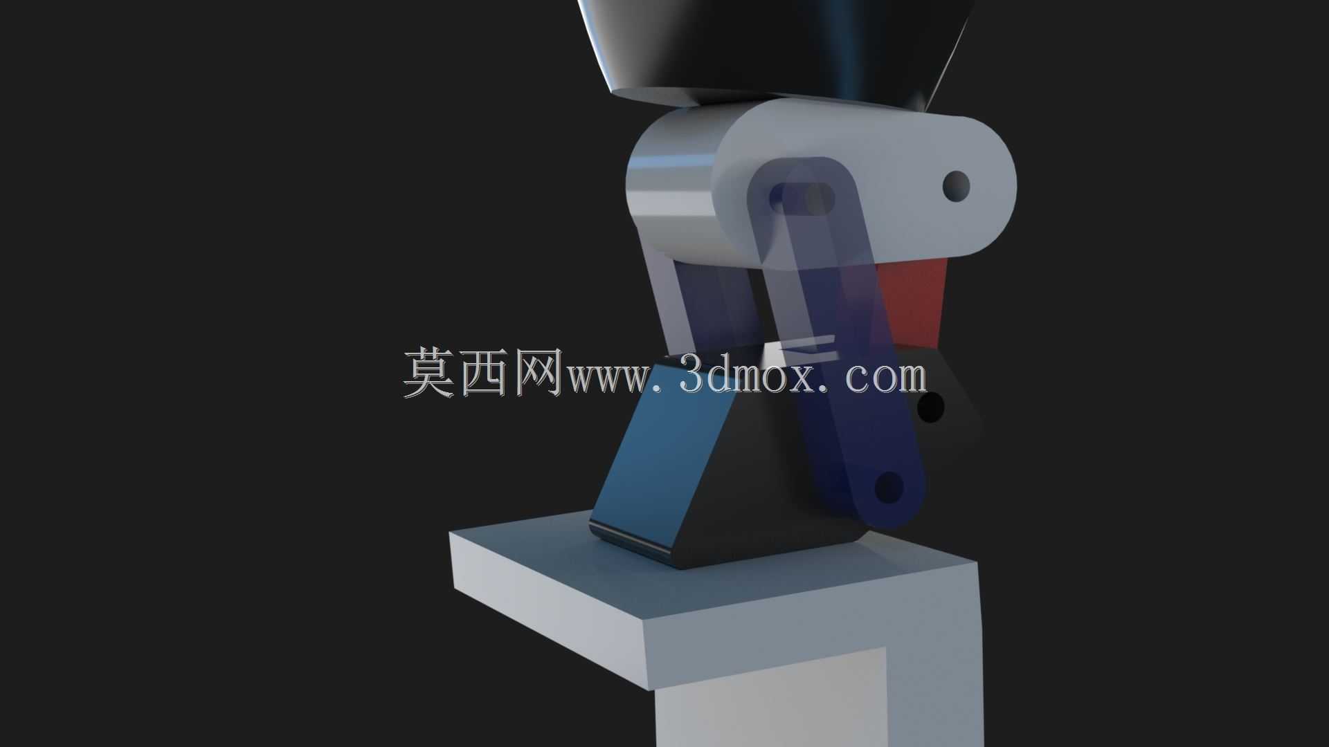 膝关节假肢杆连接机构