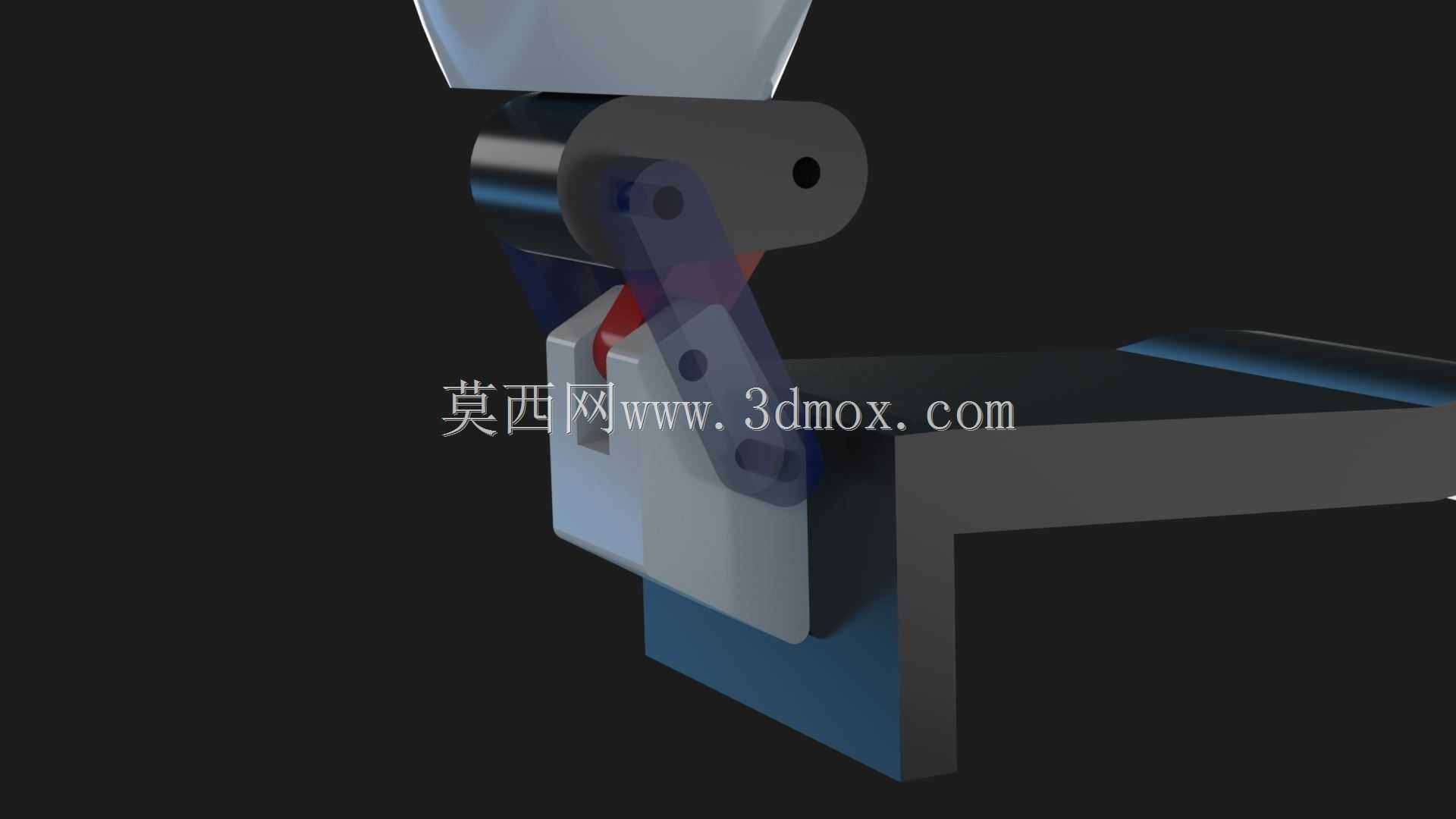膝关节假肢杆连接机构