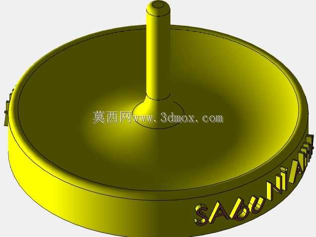 肥皂和带肥皂的杯垫。放置肥皂的器具
