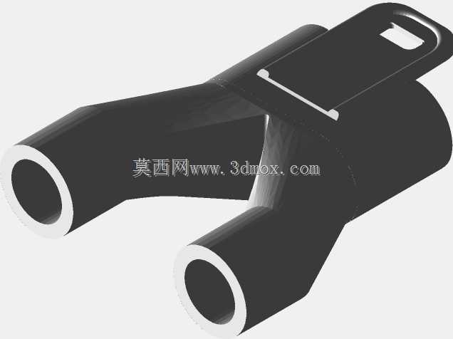Easybreath 双输出适配器 - 新冠病毒 - 快速打印 - 无需支撑材料