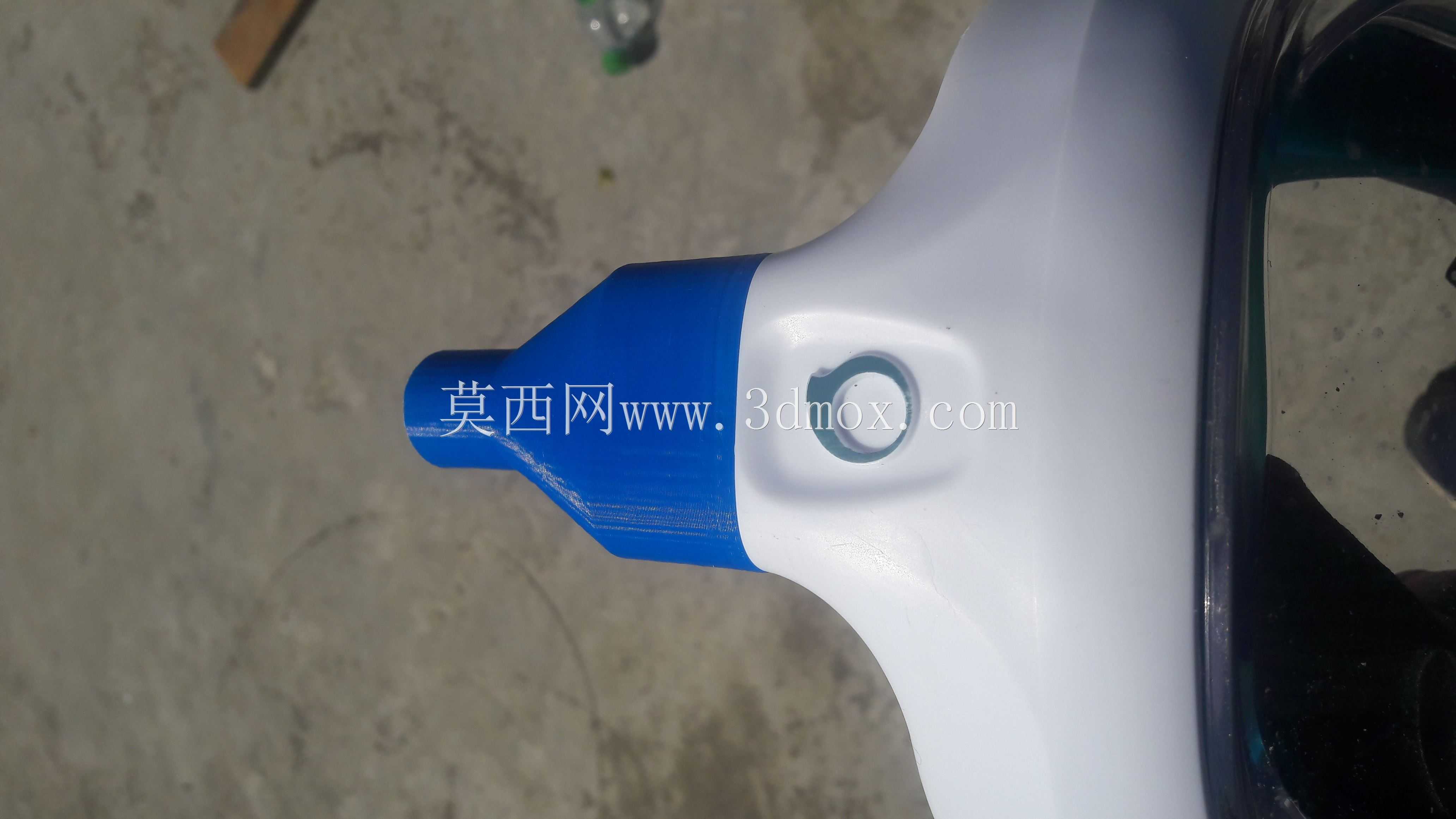 Easybreath 单输出适配器 - 新冠病毒 - 快速打印 - 无需支撑材料