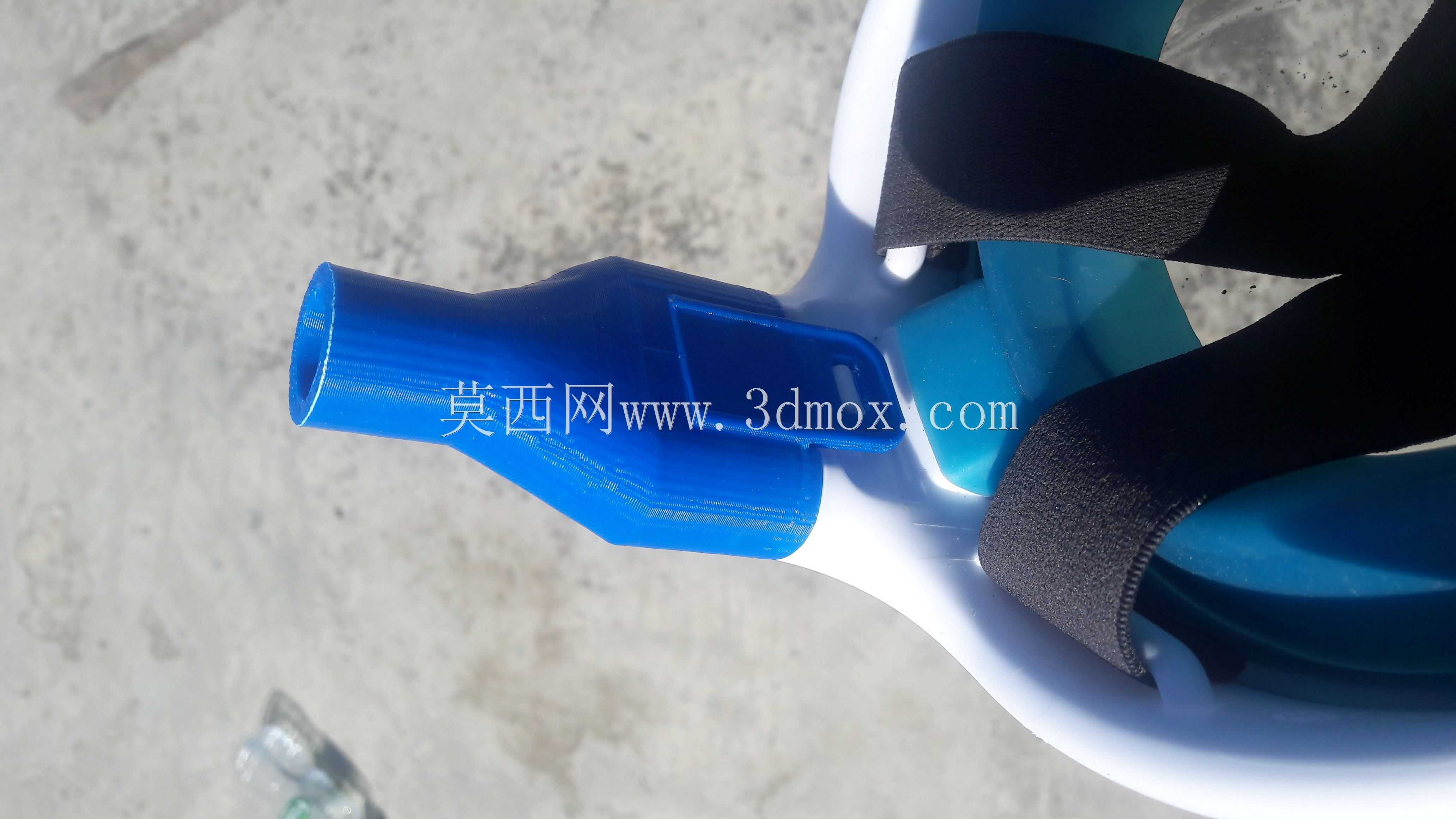 Easybreath 单输出适配器 - 新冠病毒 - 快速打印 - 无需支撑材料