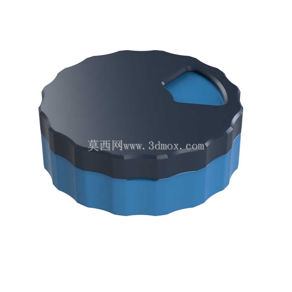 带4个隔间的旋转药盒