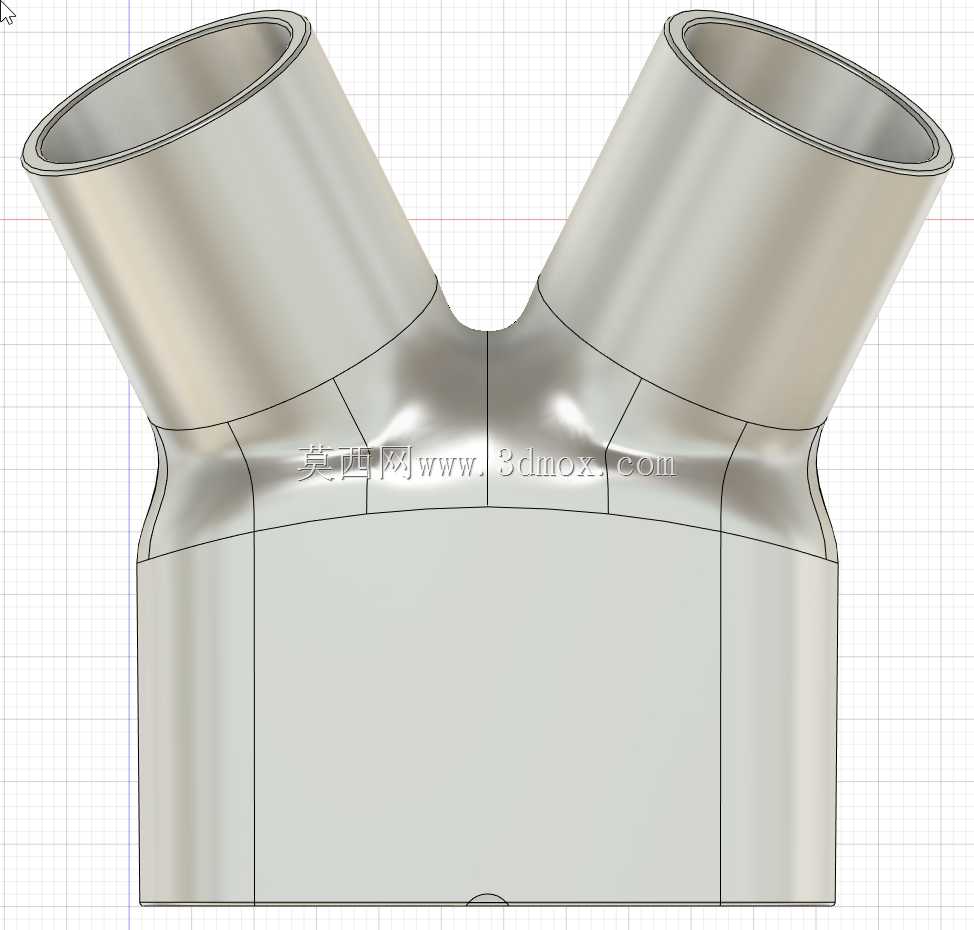 迪卡侬 Subea 500 Easybreath Y 型适配器