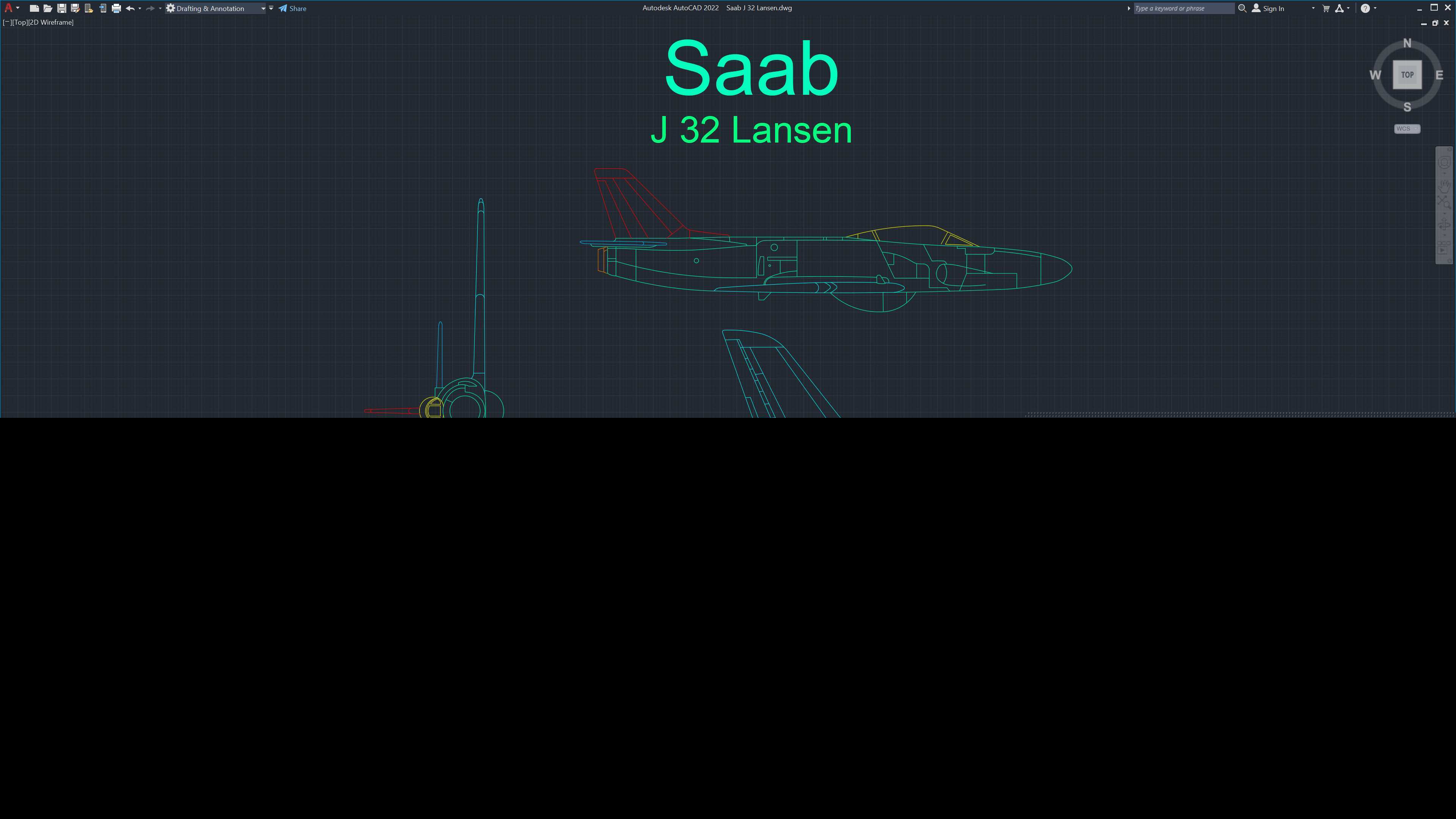 Saab J 32 Lansen 2D ���