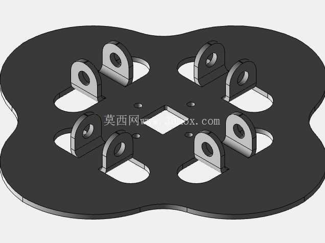 可容纳四根天线的机架