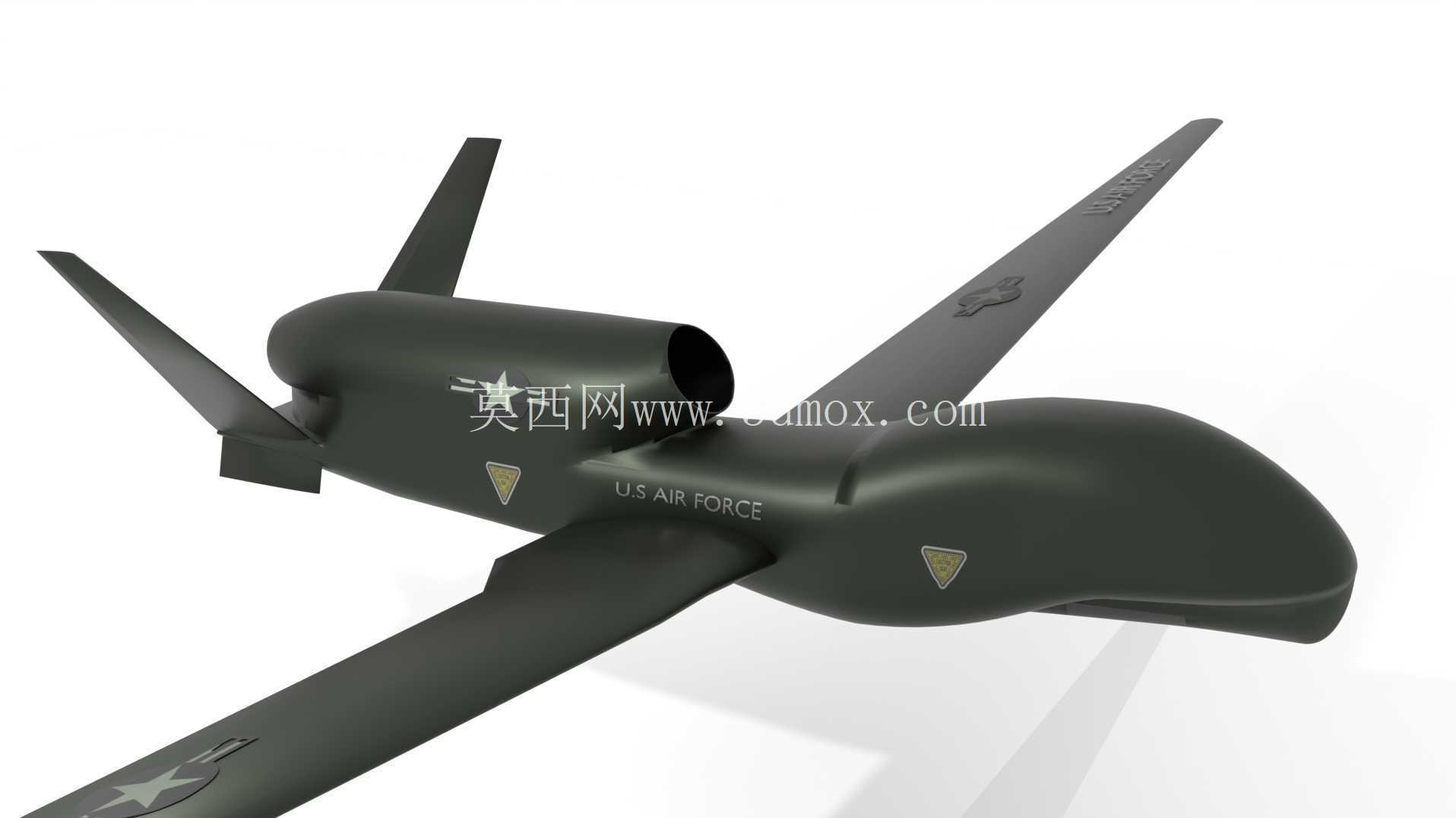 ??RQ-4全球鹰模型(0.7m长,2m翼展)