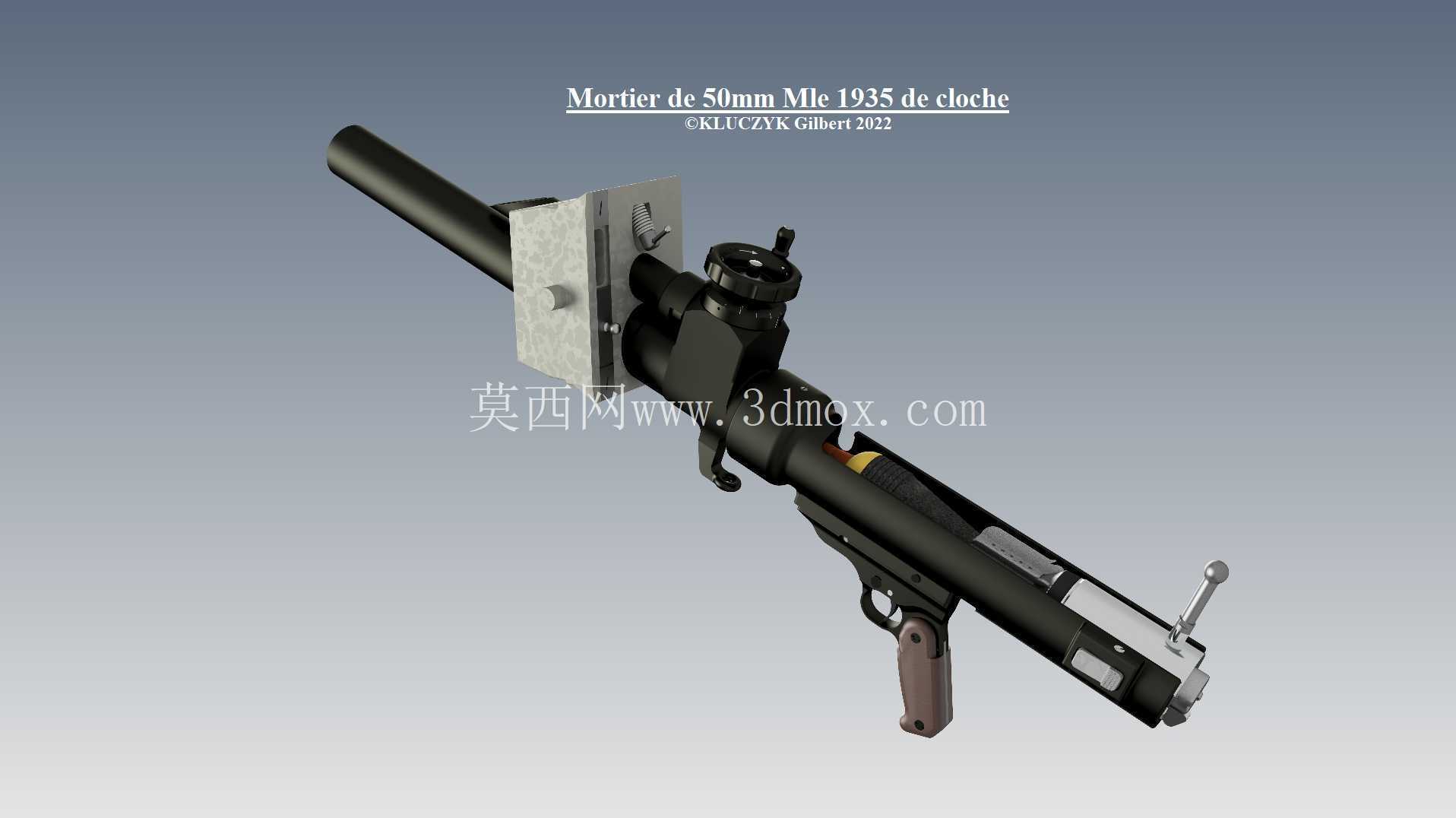 Mortier de 50mm de cloche (Ligne Maginot)