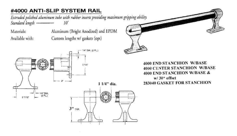 4000-RAIL-6 �ͷ������� - 6 Ӣ�߳�������������������Ԯ���ͷ���