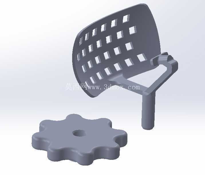 带雷达的3D打印机挤出机旋钮