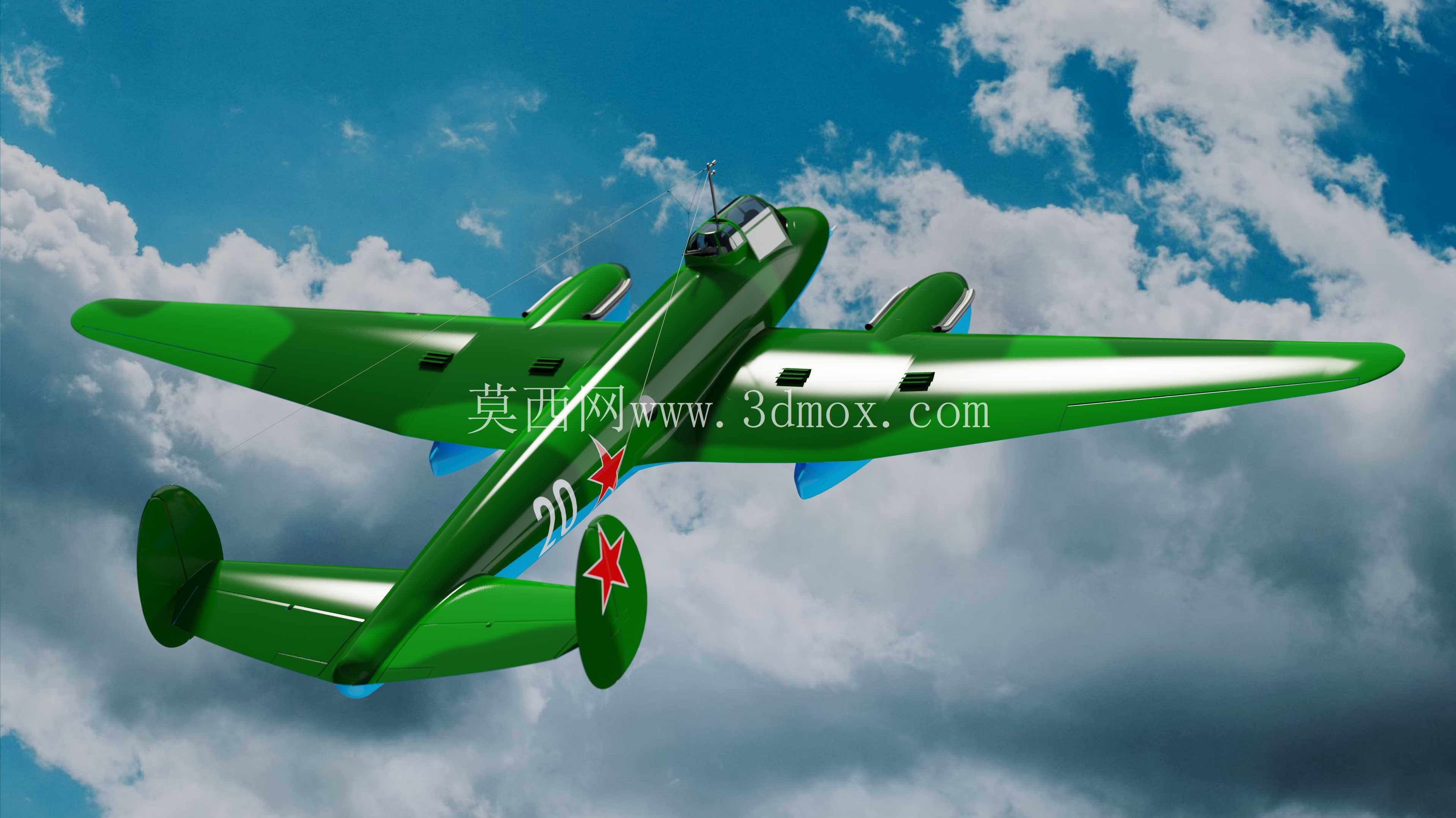 Pe-3是一款双引擎重型战斗机。