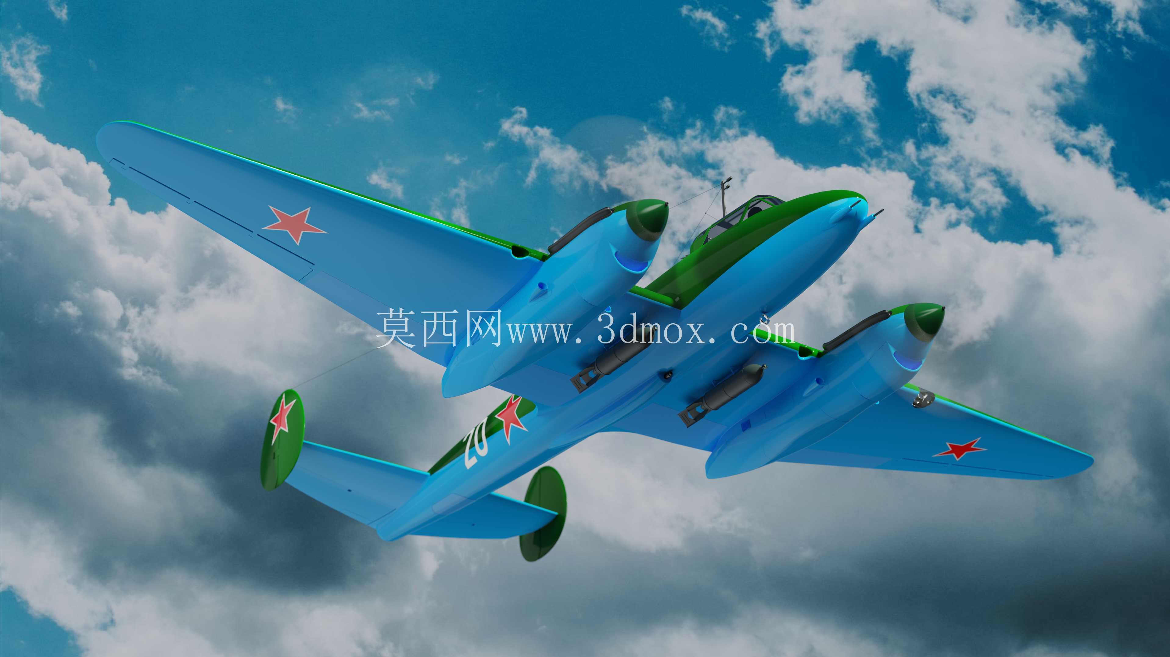 Pe-3是一款双引擎重型战斗机。