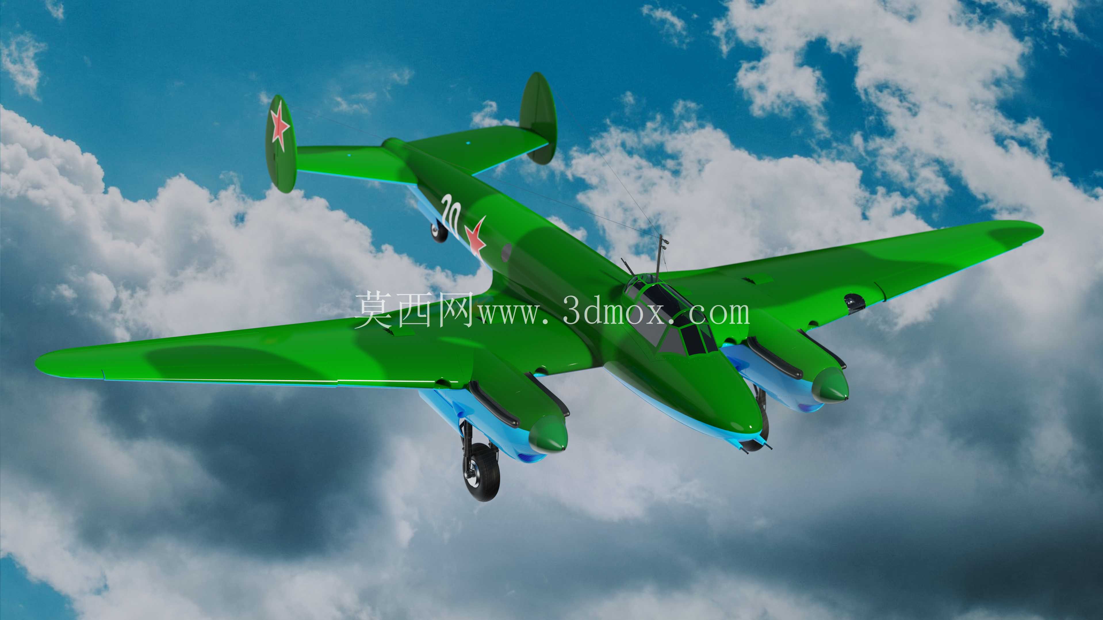 Pe-3是一款双引擎重型战斗机。