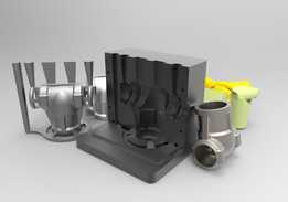 Solidworks阀体模具设计概念