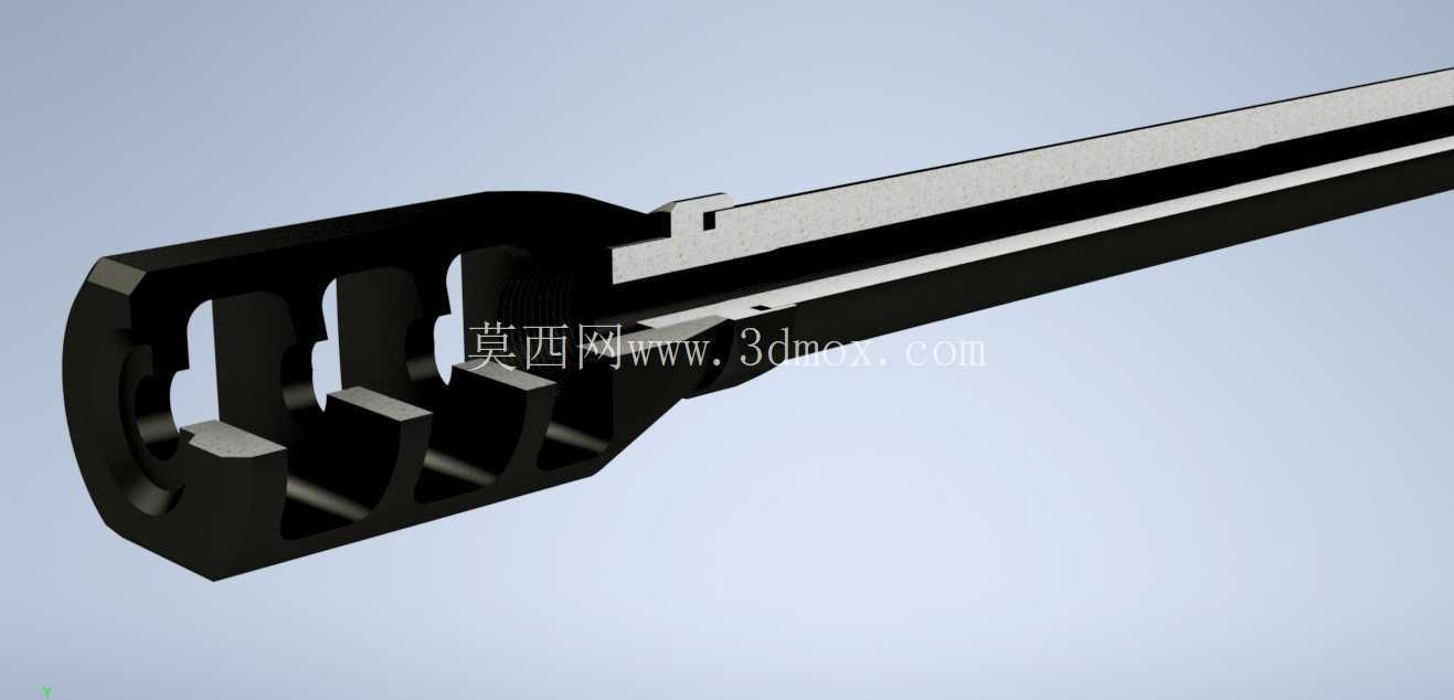 .30口径枪口制退器 5/8x24