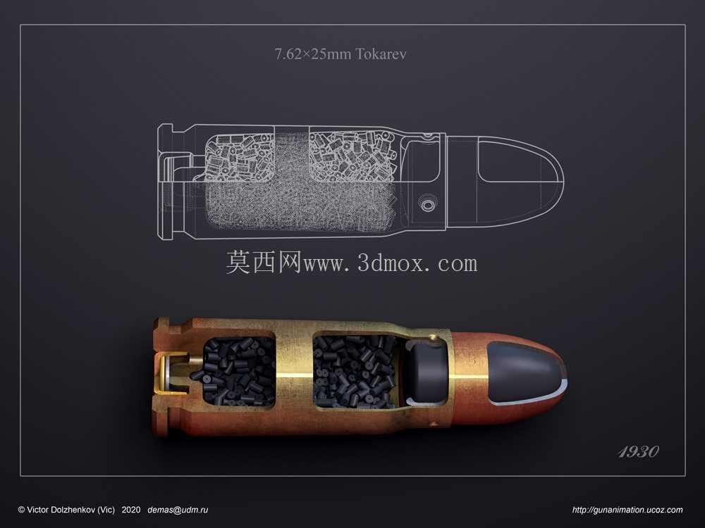 托卡列夫 7.62 x 25