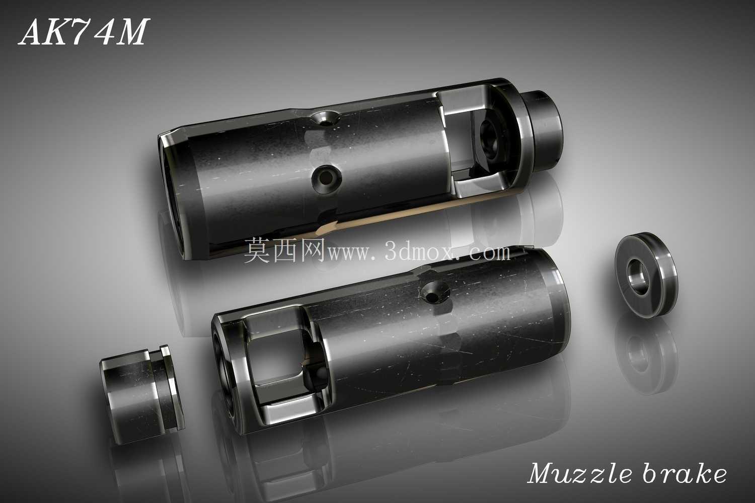 AK74M枪口制退器