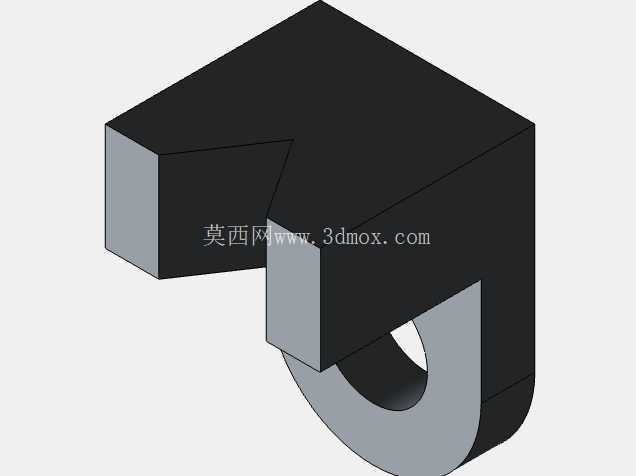 带圆底和安装孔的V型支撑支架