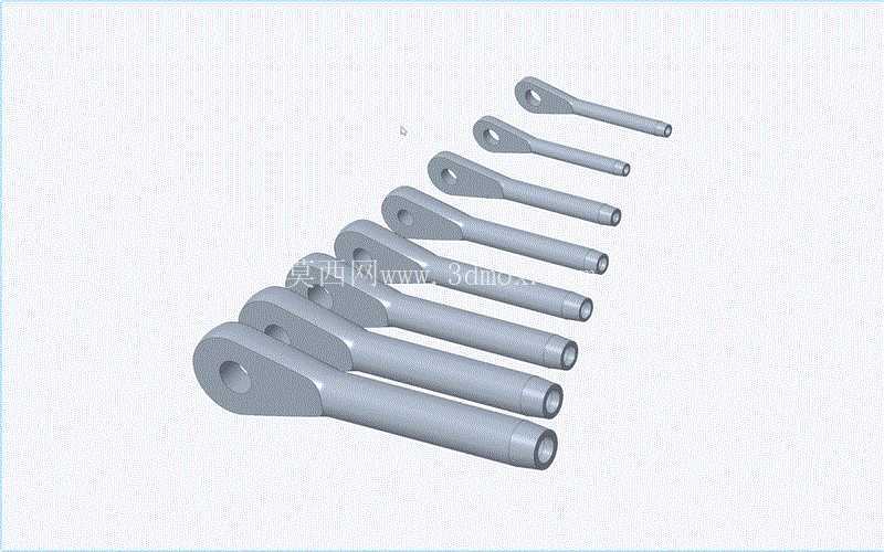 ISO 9737-2000(系列表)眼端 - 全精度 CAD 模型